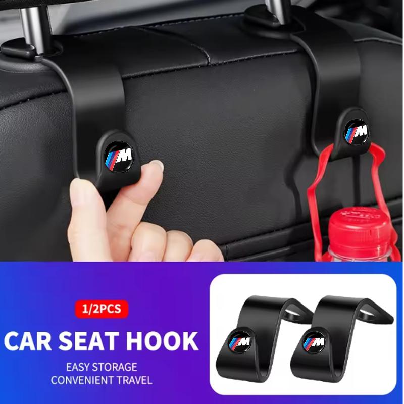 2Pcs Portable Car Seat Back Hooks Storage Accessories For BMW M5 M4 M3 F20 F40 F22 F30 E90 F32 F10 F06 F07 F46 E60 Z4 G20 F15
