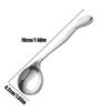 Adaptive Spoon Stainless Steel Self-Feeding Utensils Metal Auxiliary Spoon for Disabled People Elderly Seniors Patients