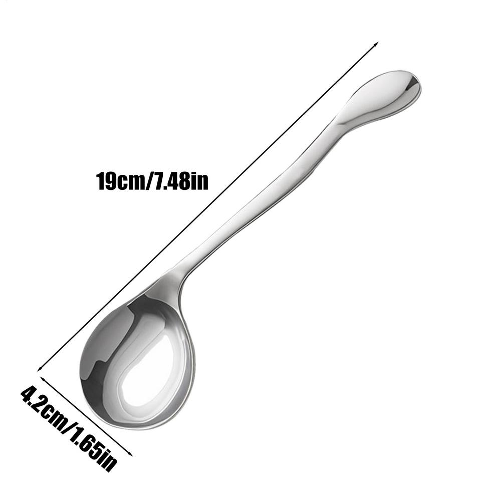 Adaptive Spoons For Elderly Stainless Steel Dinnerware Metal Auxiliary Spoon For Disabled People Elderly Seniors Patients