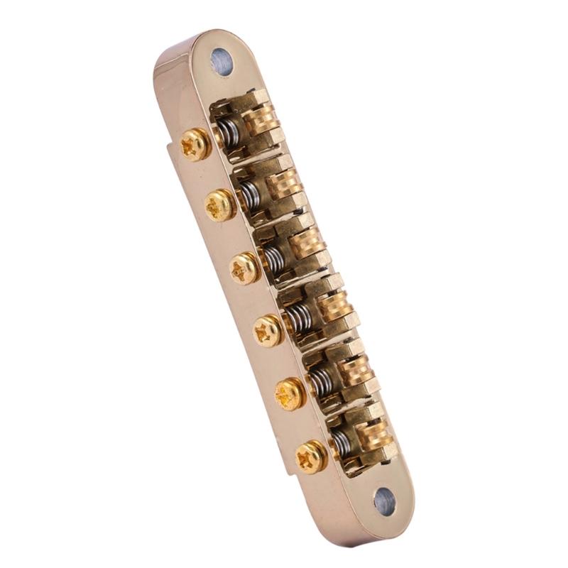 6 String Tune O-Matic Bridge with Roller Saddle For Guitar with Threaded Post
