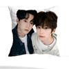 Revenged Love Pillow Case Square Double-Sided Printing Short Plush Sofa Cushion Cover Bedroom Bedside Pillow