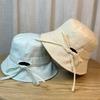 Sweet Green Plaid Bucket Hat Women's Basin Hat Large Brim Sunscreen Bucket Hat