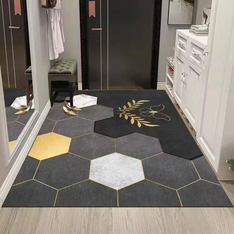 3D luxusní mramorový barevný koberec zlaté barvy pro domácí obývací pokoj Ložnice Pohovka Rohožka Dekor