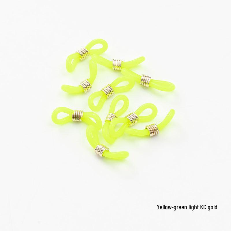 Lanț colorat din silicon pentru ochelari - Anti-alunecare, Anti-pierdere, Accesoriu pentru mască și ochelari cu cataramă de conectare