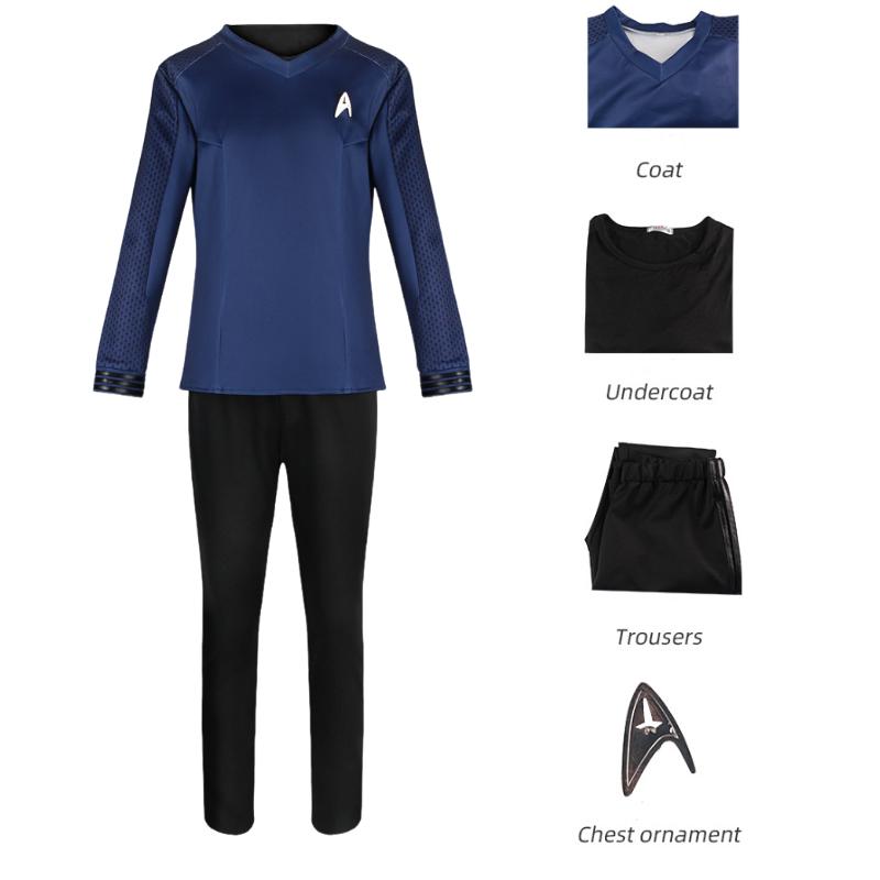 

Комплект костюма косплея Нового Странного Спока для Хэллоуина, реквизит для фанатов XXL