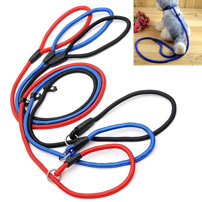 

Ремешок Прочная нейлоновая веревка Pet Dog Puppy Slip Training Leash Walking Lead Collar