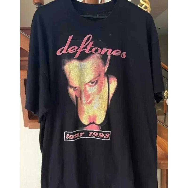 Deftones Band Graphic Short Sleeve Black Tshirt Unisex Unisex Women