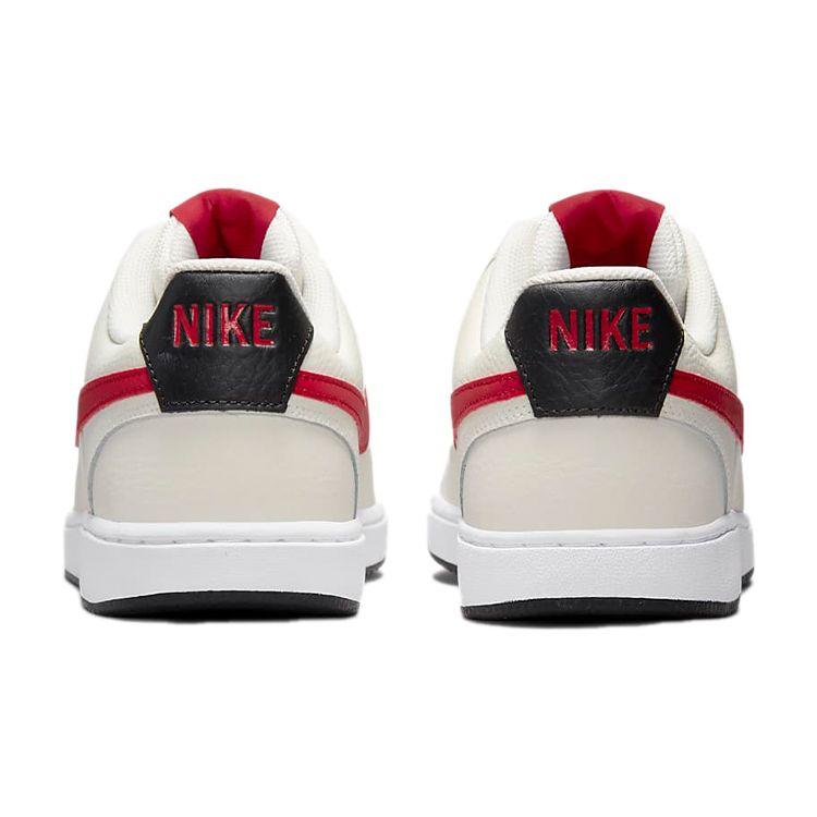 Nike Court Vision Low Sail University Red Men Sneakers Cream Black White DM1187-101