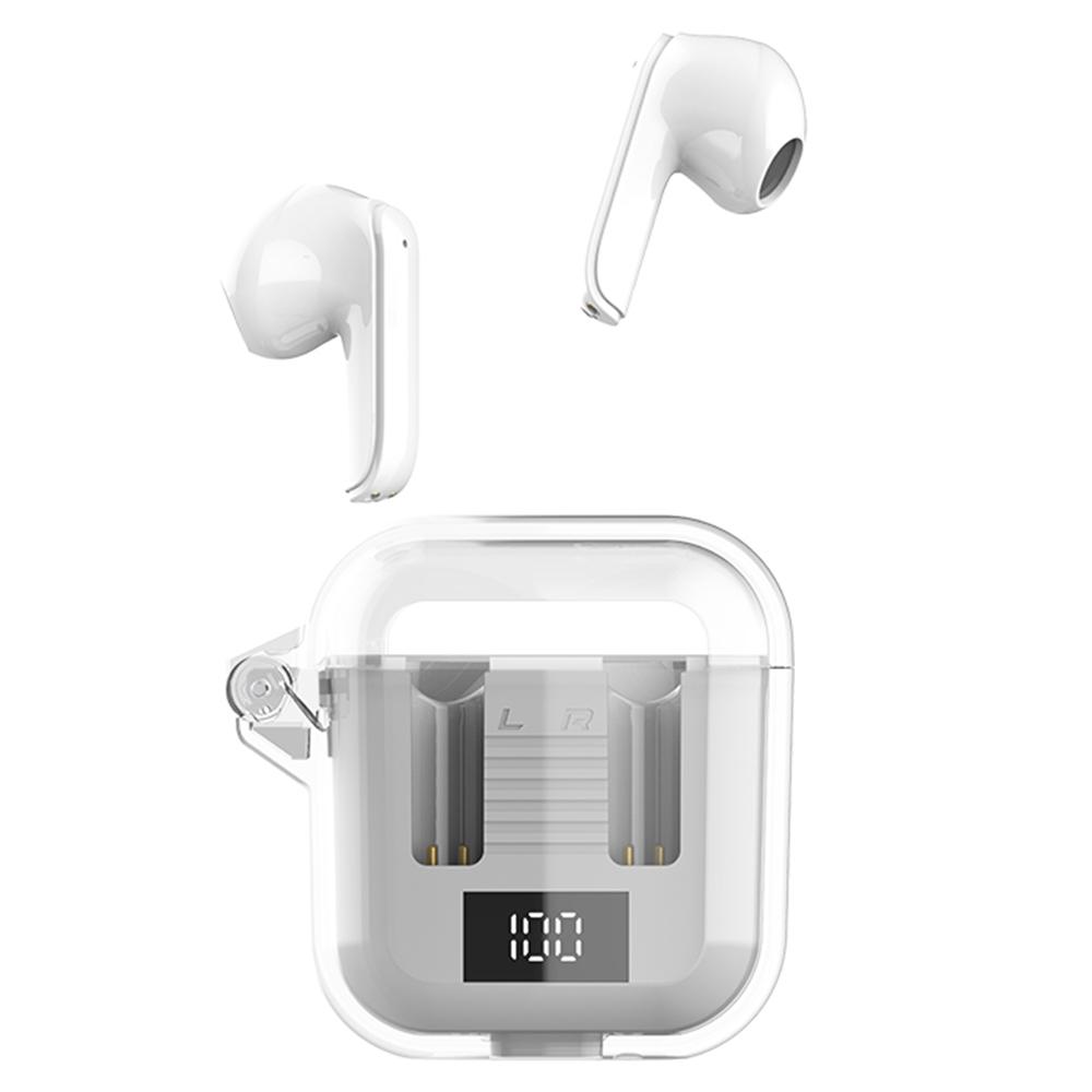 

TM90 Music/Game Dual Mode Headphones ANC Noise Canceling Semi-In-Ear Bluetooth-compatible Earphones White