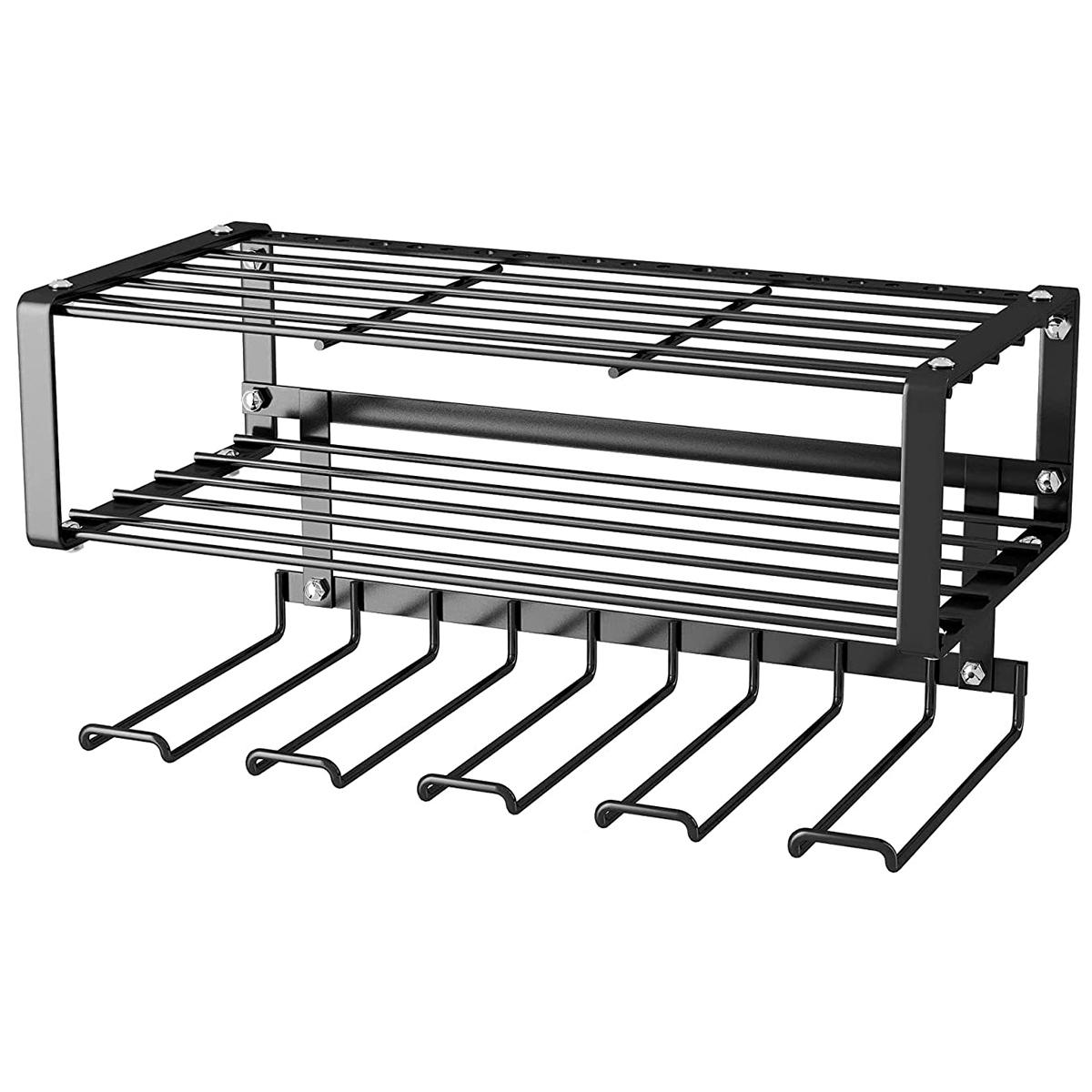 

Стойка для электроинструмента, стойка для электродрели, настенная стойка для хранения инструментов, грузоподъемность 130 фунтов, подходит для гаража, мастерской