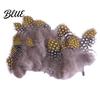 Feather Decorations for Colors 4.5-10cm Natural Chicken Guineahen Feathers Crafts 50Pcs Tail Bright Colored DIY