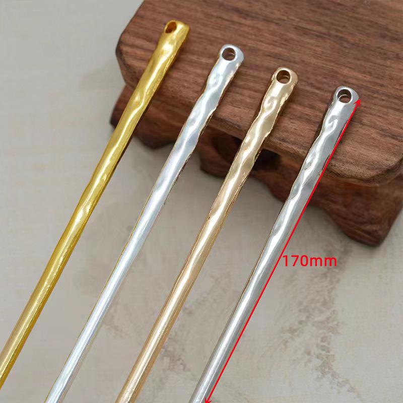Alloy Straight Stick Hairpin, Female Back Head Disc Hair Artifact, High-End Hairpin, Simple And Fashionable, Modern Ball Head Hairpin