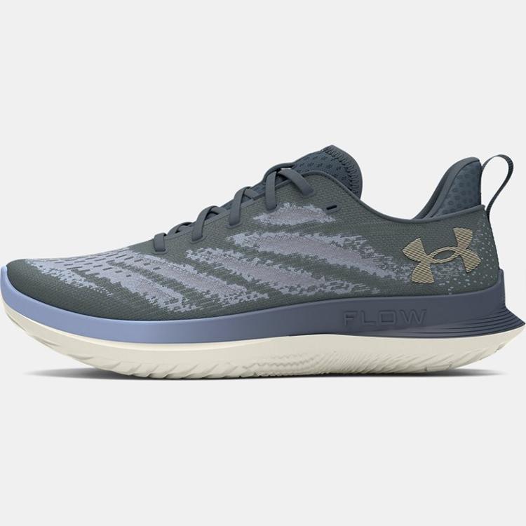 Under Armour Comfortable Versatile Low-Top Running Shoes Women Sneakers Gray Blue 3027521-100