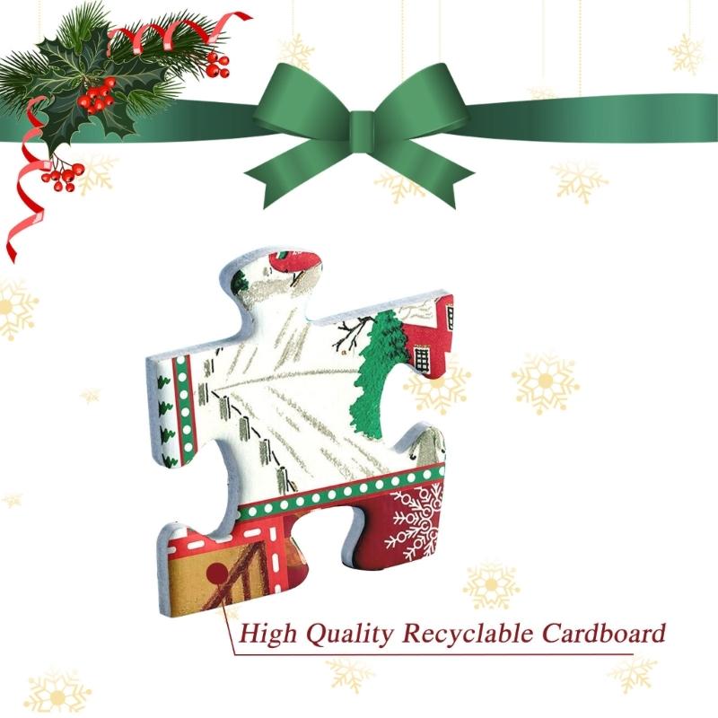 Quality Christmas Countdown Puzzle Set in Advent Calendar Perfect Birthday Thank You Gift Countdown to Christmas