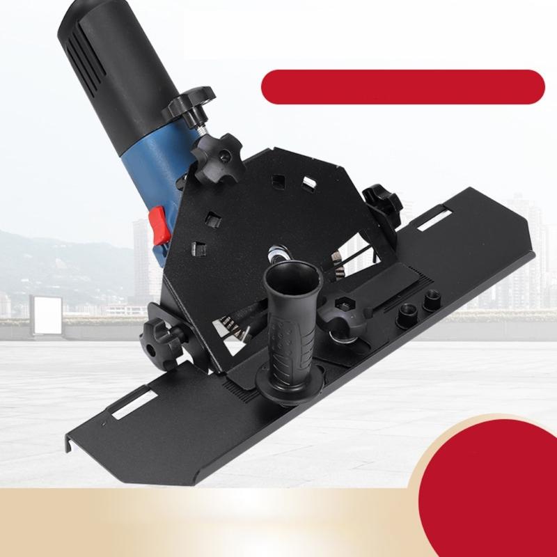 Angle Grinder Tile Chamfering Tool Aluminum Alloy Frame 45° Chamfer Efficient and Durable for Stone Glass Glazed Tiles