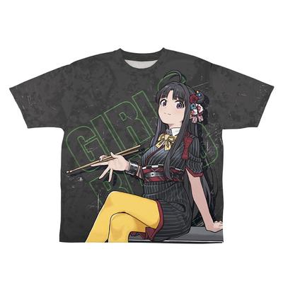 2D Cospa Girls Band Cry Nouvelle Illustration Yasuwa Subaru Graphique Complet Taille M [Officiel] T-Shirt Double Face A-Photo Ver.