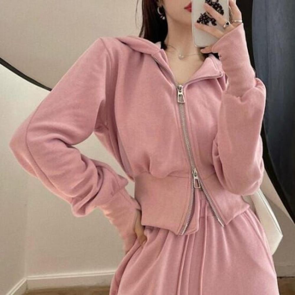 Navava Men S caSual Hoodie Zip Up Two Piece Training Set Nc334