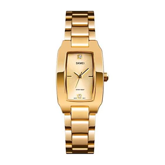 Women s Watch Simple Stylish Square Golden Arm Watch Women s Ladies Waterproof Casual Business Brand Cute Stainless Steel Small Square Luxury Present