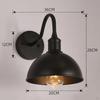 Elegant Metal Wall Sconce with E27 Lighting Fixture for Bedroom Decor