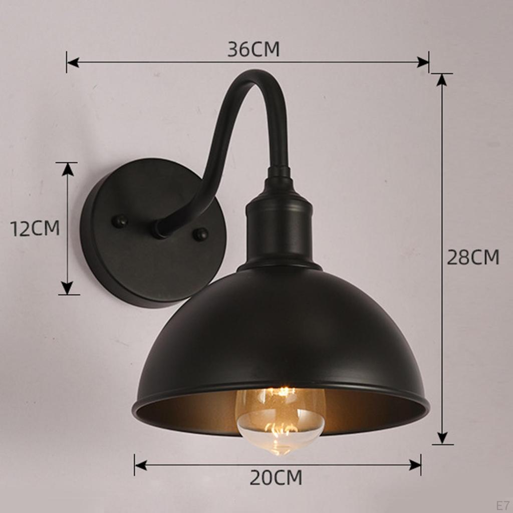 Elegant Metal Wall Sconce with E27 Lighting Fixture for Bedroom Decor