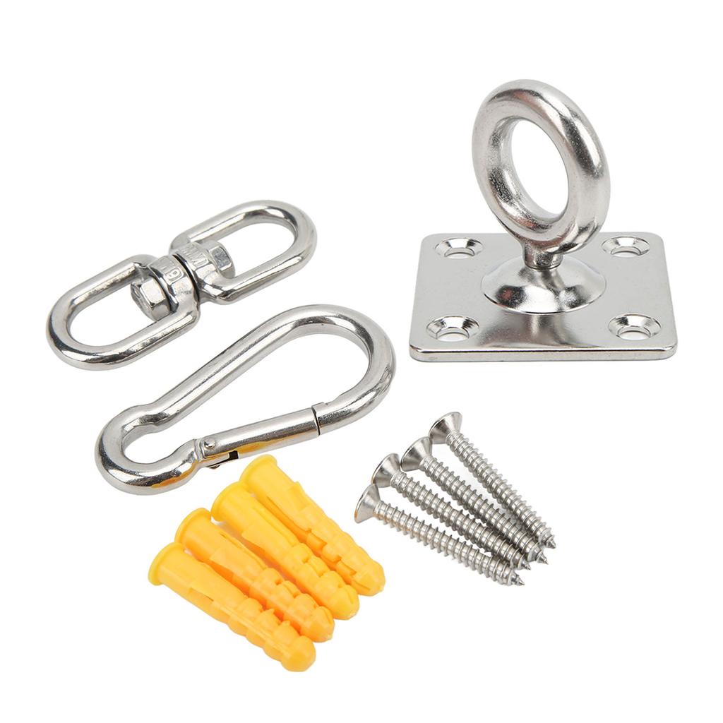 Hängemattenstuhl-Aufhängeset, Edelstahl-Schaukel-Deckenhalterungsset für Yoga-Hängematte, Boxsack