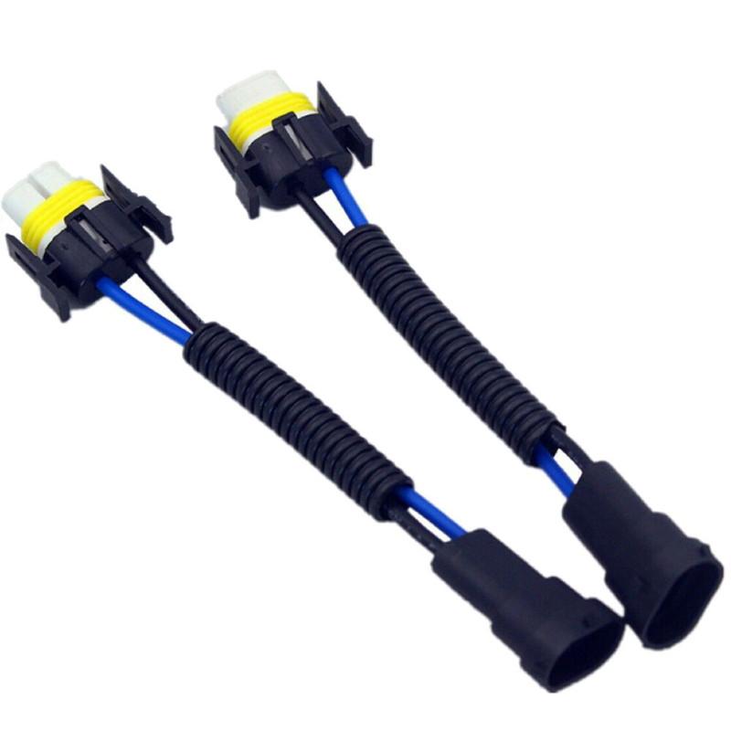 

Wire Halogen Ceramic 881 H27 2X Harness Fog Light Bulb Adapter Replace Socket