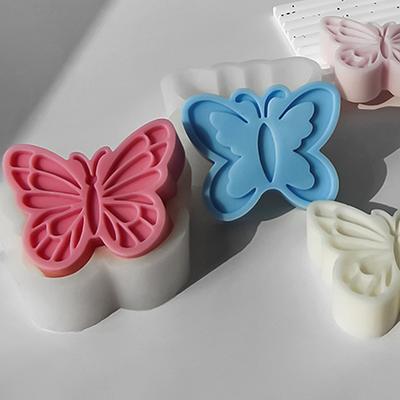 3D Insect Butterfly Candle Silicone Mold, DIY Handmade Animal Soap Gypsum Crafts Resin Cement Mold, Home Decoration Gift