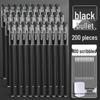 500 Neutral Exam Pens: Student 0.5mm Black Carbon Water-based Sign Pens with Refills