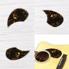 Electric Guitar Pickguard Guitar Scratch Plate Yellow Patterned Protective Guard Guitar Faceplate PVC Texture for Guitar