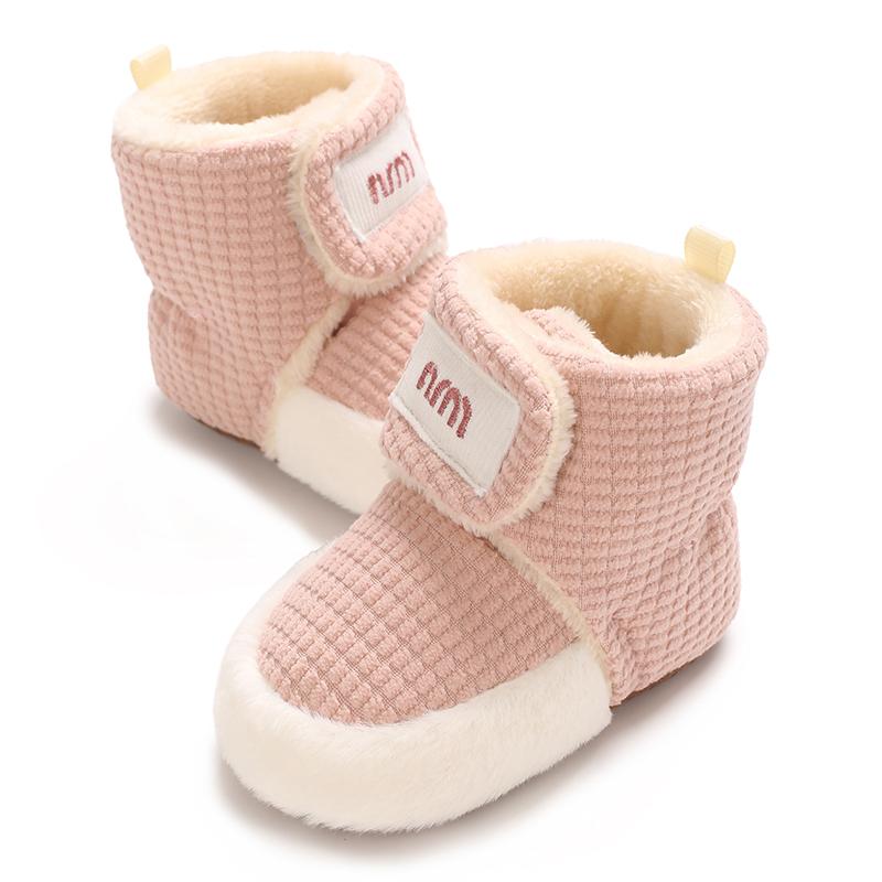 Stivali Invernali Bambini Maschi Femmine Neve Suola Morbida Antiscivolo Caldi Scarpe Piatte Primi Passi del Bambino Scarpe Stivali