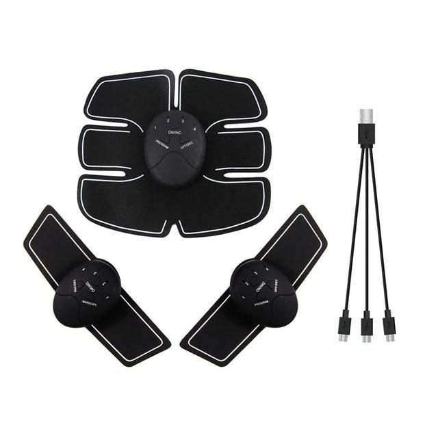 Wireless EMS Abdominal Stimulator Buttock Hip Trainer Smart Slimming Massager for Waist Arm Leg Body Unisex Fitness Equipment