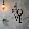 1pc All You Need Is Love Metal Wall Art Decor - A Perfect Valentine's Day Gift. Express Your Love with This Charming Decor.