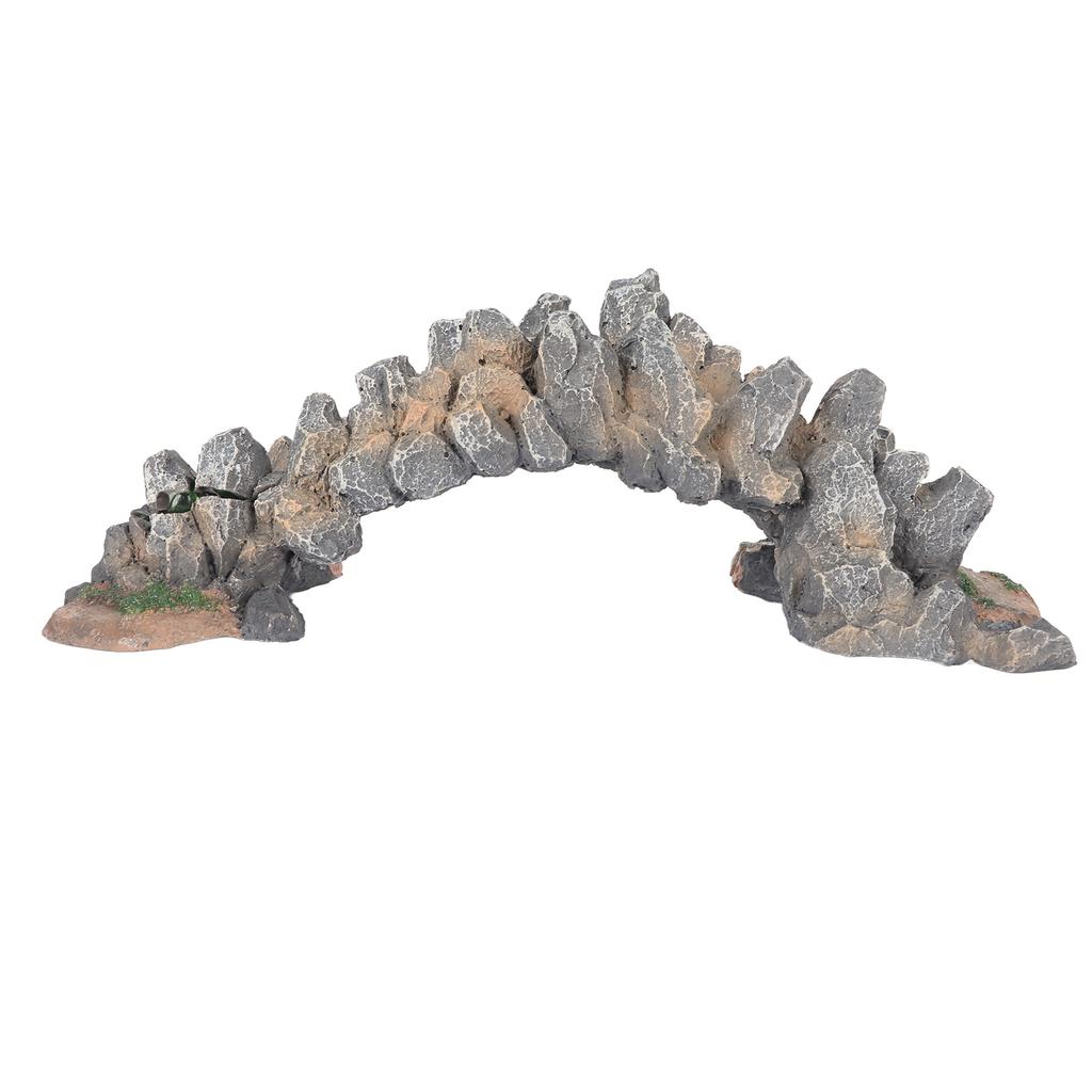 Aquarium Arch Bridge Resin Safe Simulation Decoration Fish Tank Bridge Ornament for Landscaping