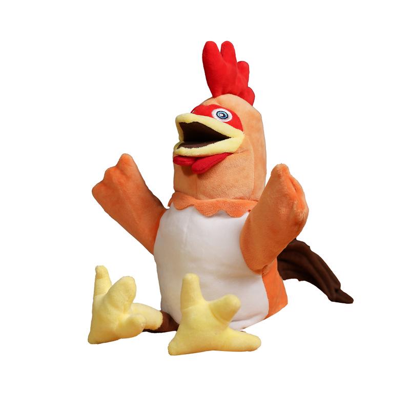 Einhorn Hahn Handpuppe Plüschtier für Kindertheater
