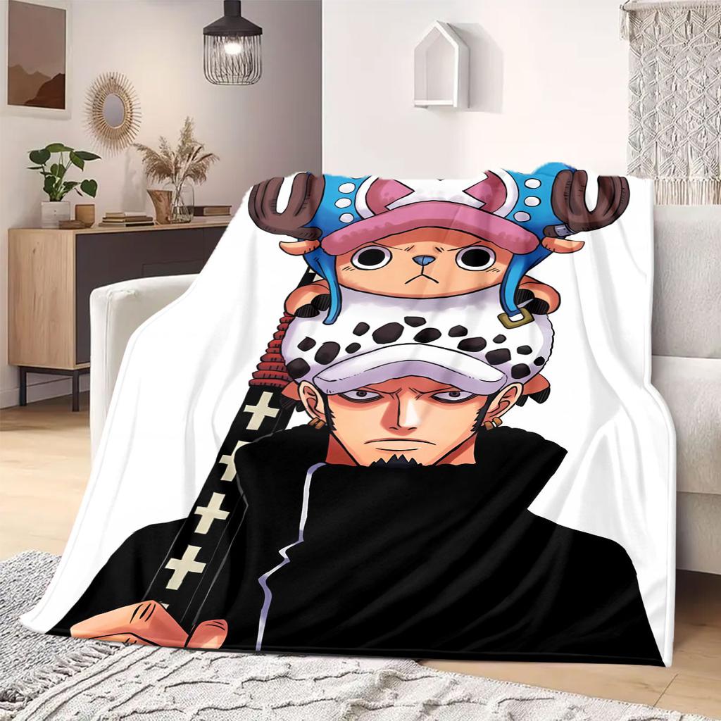 OnePiece anime Flannel Blanket Warm,Comfortable,Suitable for Bedrooms,Sofas,Beds,Chairs,Picnics,Travel