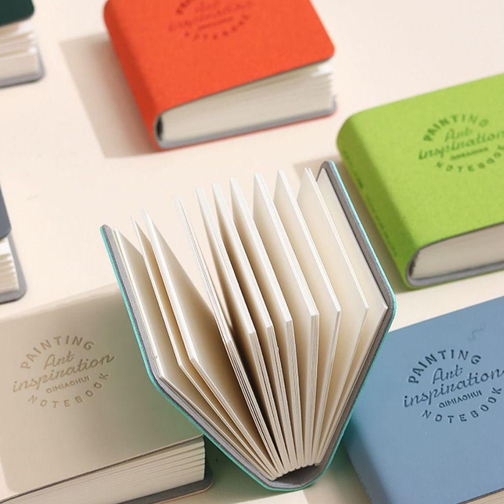3Pcs Compact Mini Drawing Book Thick Drawing Paper Pocket Painting Paper Students
