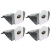 4 Pieces Vacuum Cleaner Dust Bags Replacement Non Woven Fabric Dust Collection Bag for Philips