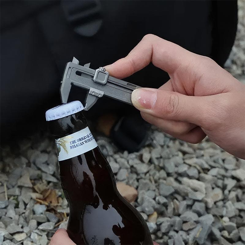 The Pocket-sized EDC Tool Convenient Portable Mini Vernier Caliper Multifunction Tools Measuring Tool Woodworking Tools Hand