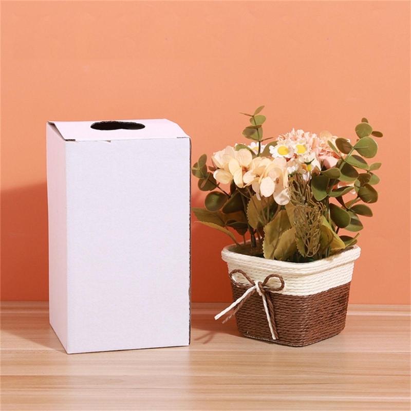 Tabletop Artificial Flower Decorations Simulation Potted Plant Ornaments