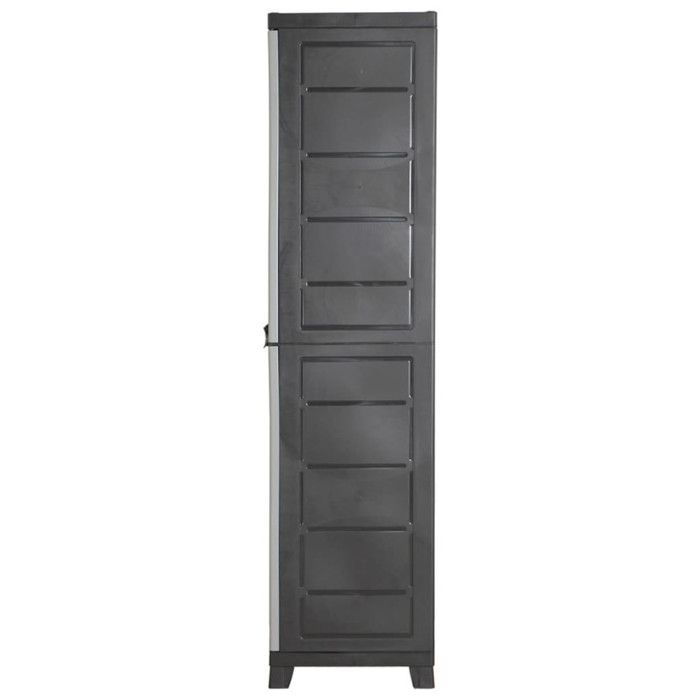 VidaXL Armoire en Plastique Casier de Rangement Organisateur Rangement d'Outils Bureau Maison Débarras Garage Intérieur 337904