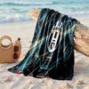 Asciugamano da Spiaggia in Microfibra con Stampa Juventus FC Asciugatura Rapida Assorbente Grande Asciugamano per Spiaggia Nuoto Viaggio
