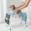 Quick-Dry Mesh Pet Grooming Table Non-Slip Dog Grooming Hammock Pet Washing Rack  Hair Brushing