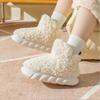 Damen Hausschuhe EVA Memory Foam Gemütlich Weich Leicht Mädchen Kurze Stiefel Warm Winter Flauschige Hausschuhe