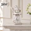 Angel Candle Holder Little Holder Resin Decorative Guardian Tea Light Statue With Retro