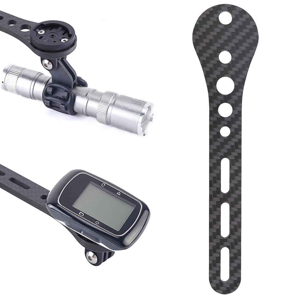 Integrierte Lenker-Fahrradcomputer-Halterung Carbonfaser-Fahrradcomputer-Halterung Rennrad-Ständer für Garmin Bryton & Action-Kamera