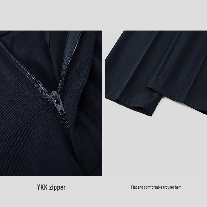 HLA Men's Chic Ageless Wrinkle-Free Straight Leg Trousers