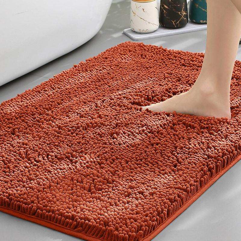 Water-absorbent Non-slip Foot Mat,Chenier Carpet,Bathroom Mat, Anti Slip Carpet, Bathroom Floor Mat