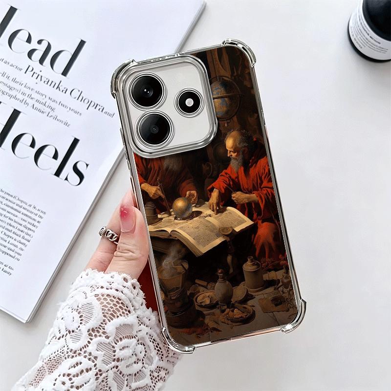 Renaissance Ästhetik Kunst Malerei Weiche Handyhülle Für Xiaomi Redmi Note 14 15 Pro Plus 13 12 11S 11T 5G 10 9S 9 Beschichtung Anti-F