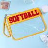 Clear Makeup Bag Travel Toiletry for Women, Transparent Cosmetic Pouch with Multiple Compartments
