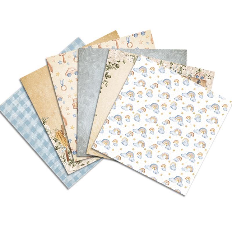 24 Sheets My Little Angel Paper Pads Cutting Dies Art Background Origami Scrapbooking Card Making.